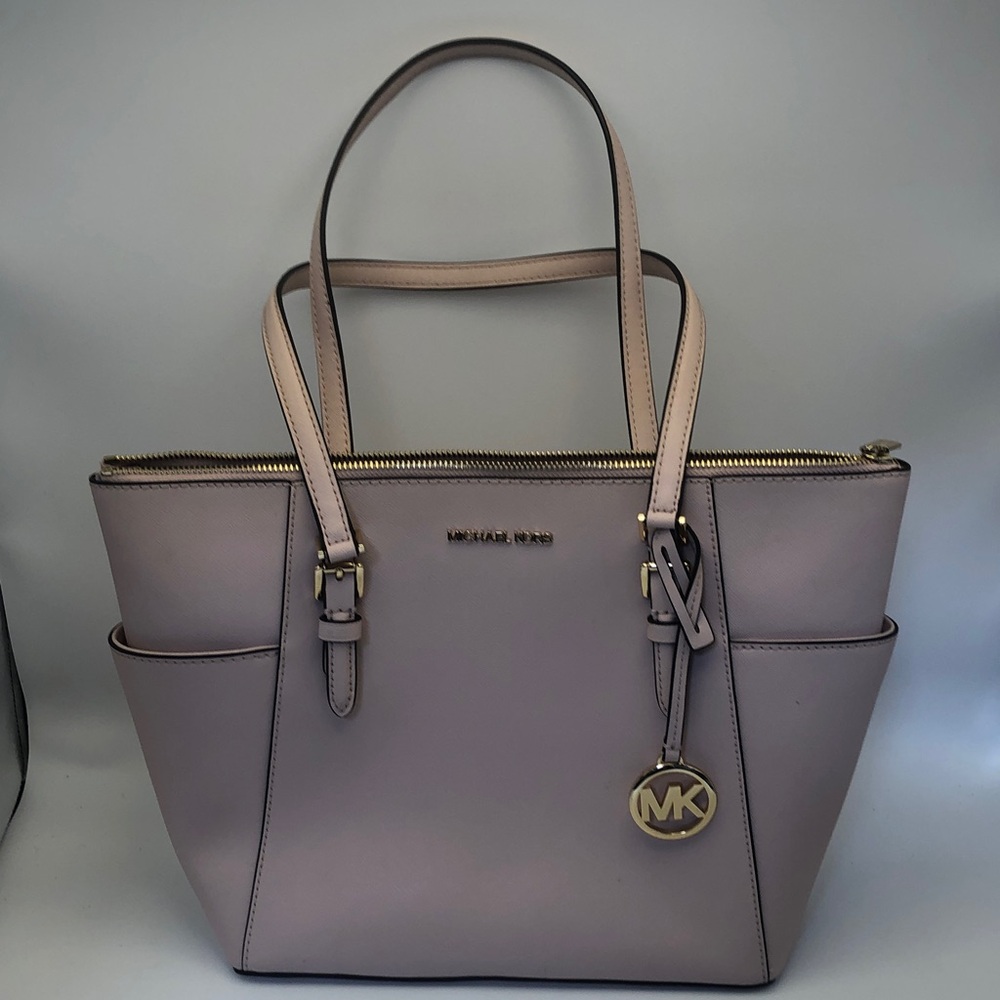 Michael Kors Powder Pink Leather Tote Bag